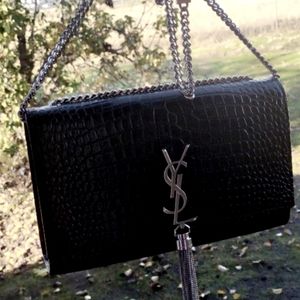 YSL black handbag